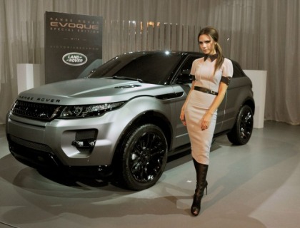 Victoria Beckham designed a special Range Rover, a 'Posh Rover'