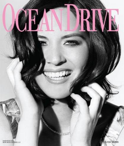 Olivia Munn Covers Ocean Drive May/June 2012
