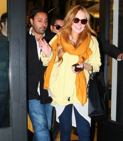 Lindsay Lohan is probably back with both Sam Ronson & Vikram Chatwal