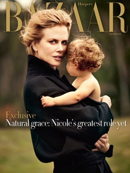 Nicole Kidman and Faith Margaret cover Harper's   Bazaar Australia: gorgeous'