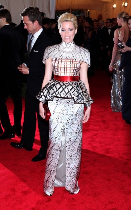 Elizabeth Banks in mismatch Mary Katrantzou at the Met  Gala: fashion-forward or fug?