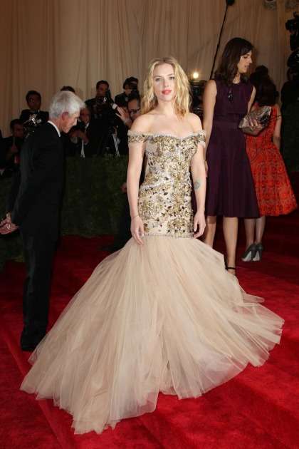 Scarlett Johansson in D&G at the Met Gala: unkempt or understated princess?