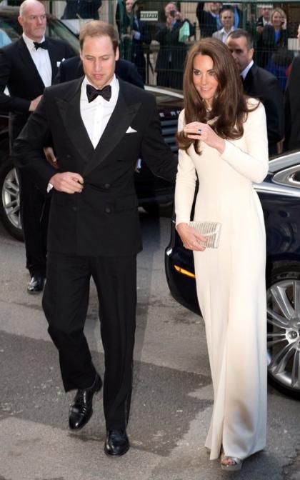 Prince William & Kate Middleton's Dressy Thirty Club Dinner