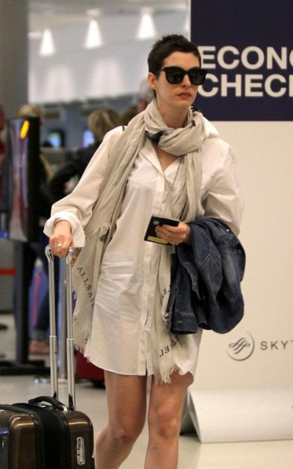 Anne Hathaway's Miami Mother's Day Travels