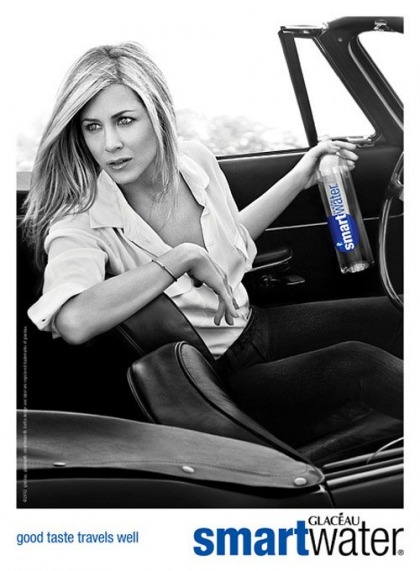 Jennifer Aniston's latest Smart Water ads: ridiculously Photoshopped or just cute'