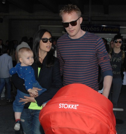Jennifer Connelly & Paul Bettany show off adorable baby Agnes in France
