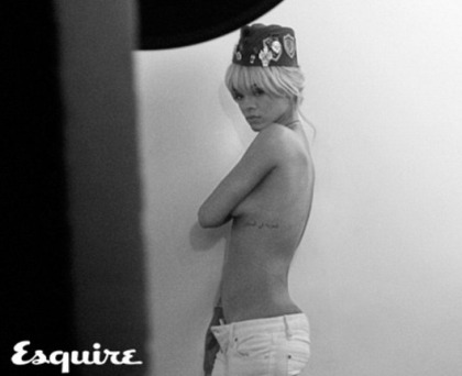 Rihanna is Technically Topless in Esquire