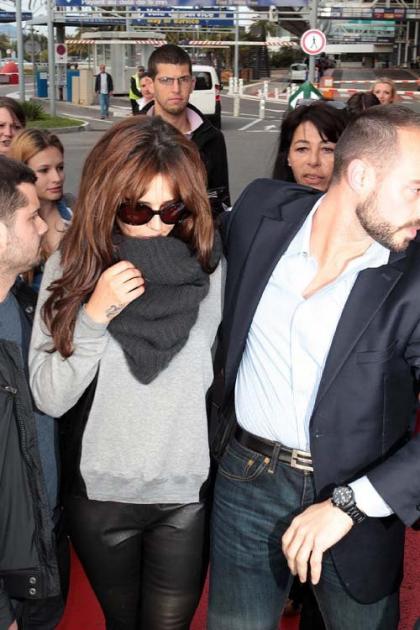 Cheryl Cole's Undercover Cannes Arrival