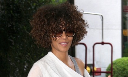 Halle Berry's Fro Is Coming Along Nicely