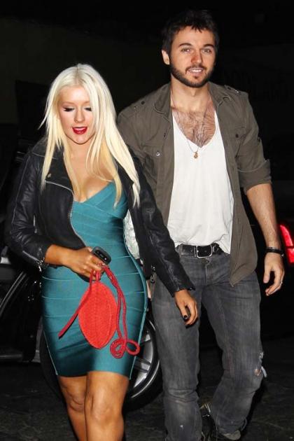 Christina Aguilera's Beverly Hills Bandage Night Out