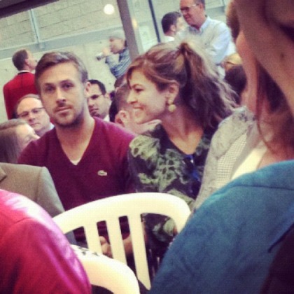 Ryan Gosling brought Eva Mendes to his mom's college graduation in Canada