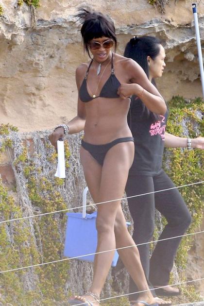 Naomi Campbell's Rocking Spanish Vacation Beach Body