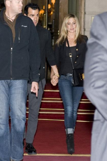 Jennifer Aniston & Justin Theroux: Le Stresa Paris Sweethearts