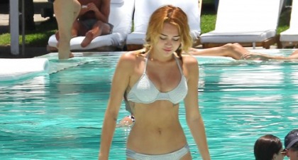 Miley Cyrus Breaks Out Her Bikini