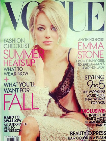 Emma Stone covers Vogue's July issue (a preview): gorgeous & perfect'