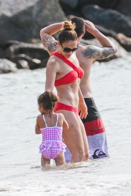 Jennifer Lopez's Red Hot Brazilian Bikini Beach Romp