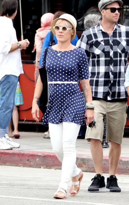 Pink's Independence Day Family Outing