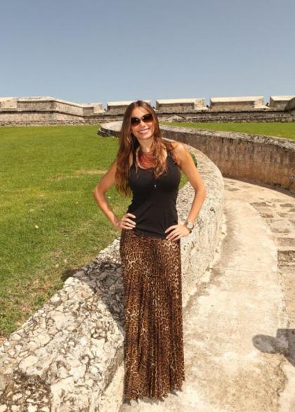 Sofia Vergara Celebrates 40th Birthday in Mexico