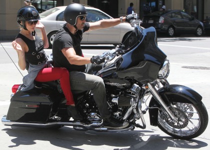 LeAnn Rimes goes 'biker babe' on Eddie Cibrian's Harley: busted or cute'