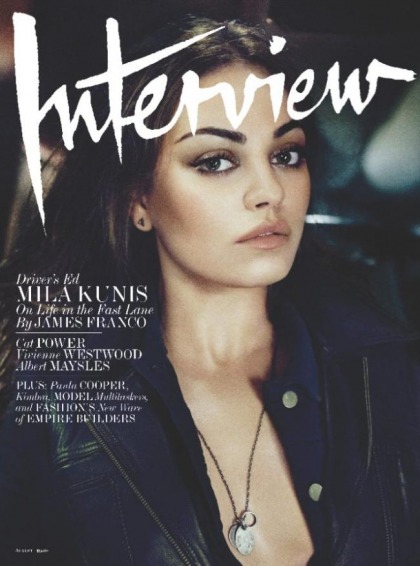 Mila Kunis covers Interview Mag: 'This industry can eat   you alive'