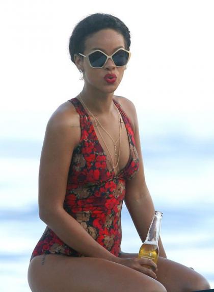 Rihanna's French Yachting Swimsuit Fabulousness
