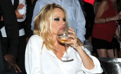 Pamela Anderson Still Partying