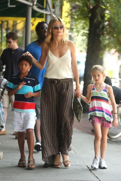 Heidi Klum's Soho Stroll with Kids and Ex Brother-in-Law