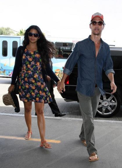 Matthew McConaughey & Camila Alves Take Flight in L.A.