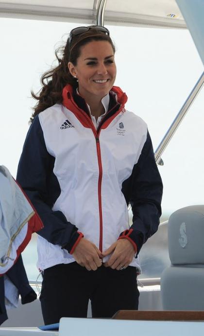 Kate Middleton's Olympic Laser Radials Waterbound Spectating