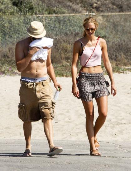  Leonardo DiCaprio Goes Shirtless in Malibu with Erin Heatherton