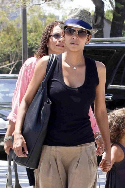 Halle Berry & Olivier Martinez Show Nahla the Magic of Disney