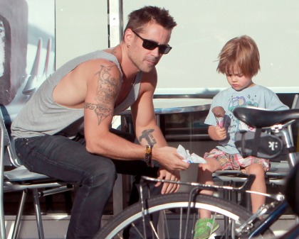 Colin Farrell spends time with his nearly 3-year-old son Henry in LA: adorable?