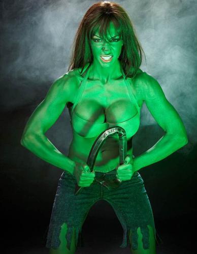 Jodie Marsh Is She-Hulk