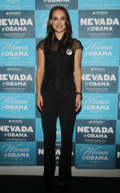 Natalie Portman Urges Nevada Women to Back Barack 