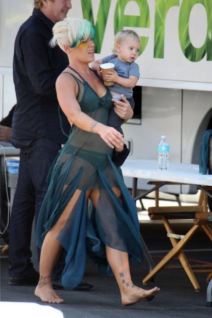 Pink Brings Willow on Set After Overdose Reveal