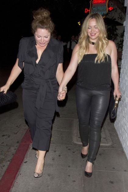 Hilary Duff & Her Mom Hit Up Chateau Marmont 