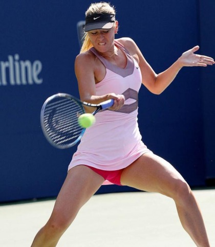 Maria Sharapova Works The US Open