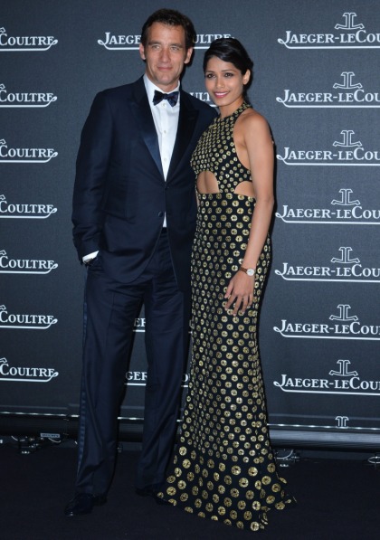 Freida Pinto in cutout McQueen in Venice (with Clive!): awesome or tacky?