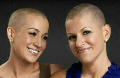 Kellie Pickler shaves her head in solidarity with her best friend who has breast cancer