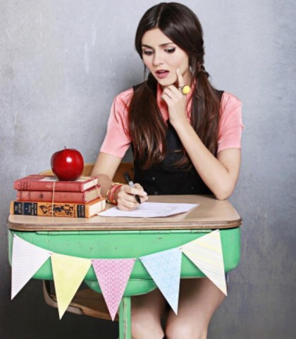 Victoria Justice Is A Naughty Schoolgirl