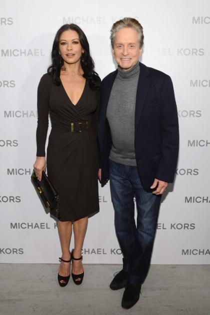 Michael Douglas & Catherine Zeta Jones: Michael Kors Fashion Show Sweethearts