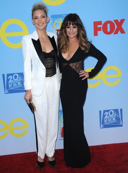 Kate Hudson versus Lea Michele: who looked better at the 'Glee' premiere'