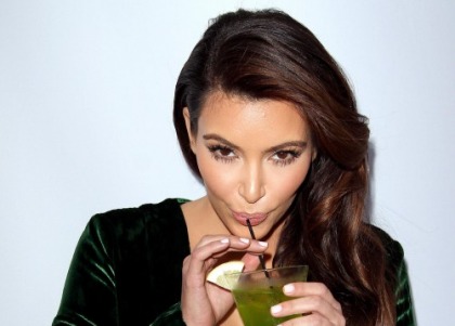 Kim Kardashian Split Her Dress