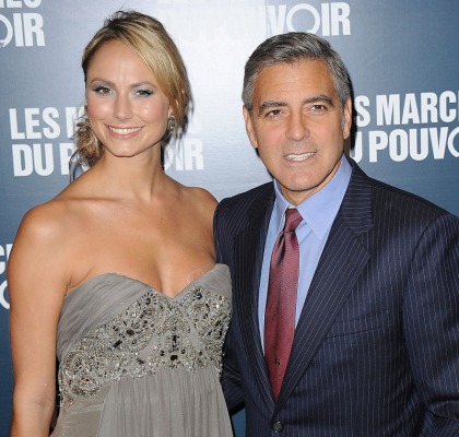 Stacy Keibler's damage control: she's '100% moved in' with George Clooney