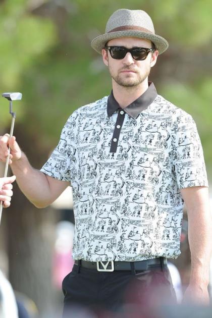 Justin Timberlake Hosts Shriners' Charity Golf Tournament