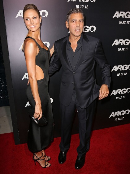 George Clooney & Stacy Keibler walk the 'Argo' carpet: lovely or trashy'