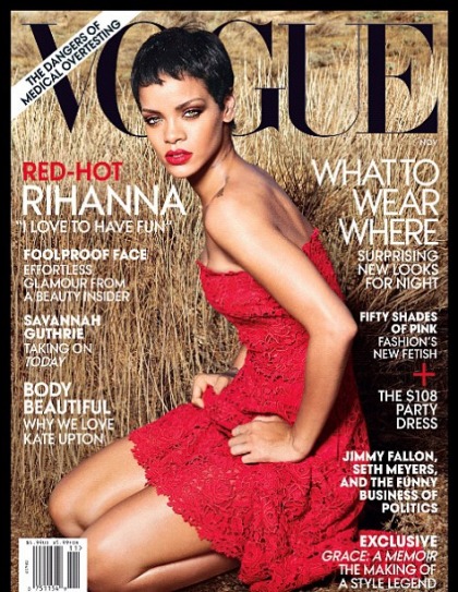 Preview of Rihanna's November Vogue cover: fierce or 'angry' & unflattering'