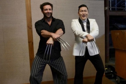 Hugh Jackman Taught Gangnam Style by Psy