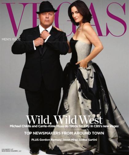 Carrie-Ann Moss & Michael Chiklis Cover Vegas October 2012