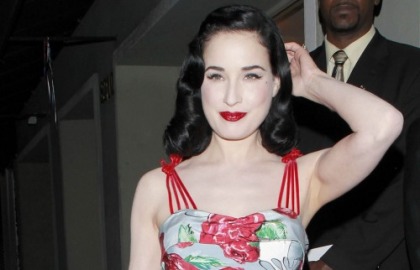 Dita Von Teese Says to Pluck Your Nipple Hairs Before a Date